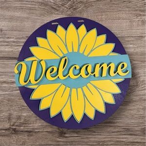 Handmade Laser Cut Welcome Sign Home Decor